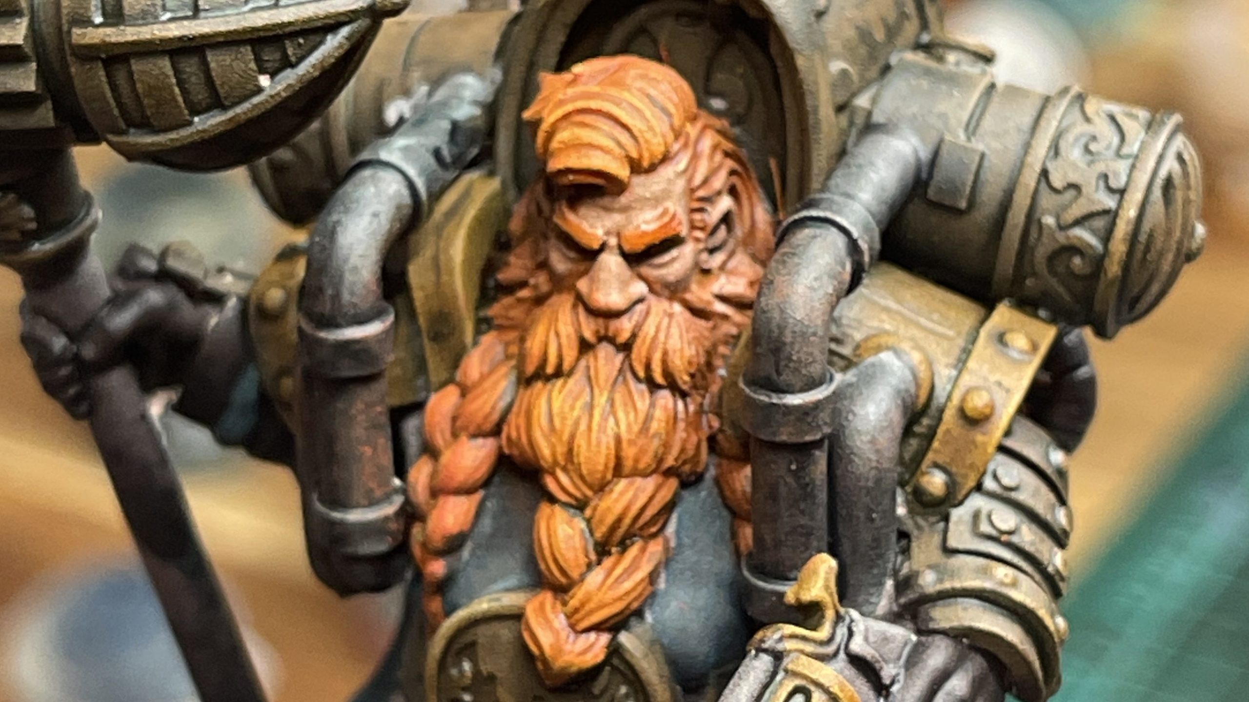 Step 16 — dry brush beard
